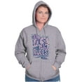 thumbnail image 3 of My House My Rules Funny Mom Quote Womens Plus Size Graphic Zipper Hoodie Brisco Brands 2X, 3 of 5