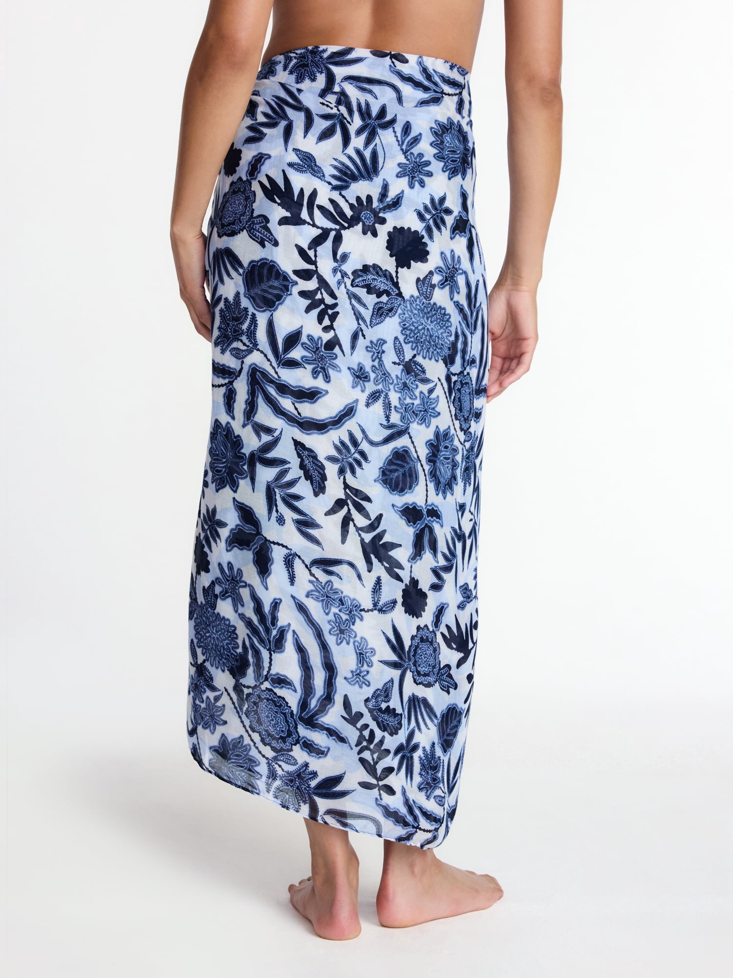 Time and Tru Women’s Print Pareo, One Size