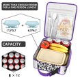 thumbnail image 4 of Panda Face Insulated Lunch Box Women Reusable Lunch Tote Bag Waterproof Lunch Box Containers Work Hiking, 4 of 6
