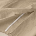 thumbnail image 7 of Gamivast Linen Skirts for Women Elastic Waist Linen Maxi Skirt Drawstring Long Skirt with Pockets Modest Skirt Casual Skirt for Beach Vacation Travel Holiday Wear Khaki XXL, 7 of 7