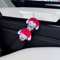 thumbnail image 2 of HelloKittys My Melody Kuromi muñeco de peluche de dibujos animados, Clip de hebilla de cinturón de seguridad de coche, accesorios decorativos de Interior de coche Kawaii, 2 of 5