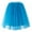 Sky Blue, variant on RUTAYY Women Pleated Gauze Knee Length Skirt Adult Tutu Dancing Skirt Solid Color Smocked Boho Pleated Skirts
