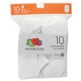 thumbnail image 4 of Fruit of the Loom Cushion Everyday No-Show Socks for Women, Sizes 4-10 (10-Pack), 4 of 5