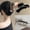 Black+White, variant on EKE Women’s Hair Clip Vintage Retro Back-Wear Elegant Hair Accessory with Fashion Texture