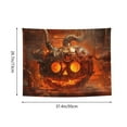 thumbnail image 2 of Halloween Tapestry Wall Hanging, Halloween Mechanical Pumpkin Tapestry for Bedroom Aesthetic, Cute Tapestry Wall Decor, Halloween Decoration for Bedroom, Living Room, Indoor 29x37in, 2 of 7