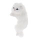 thumbnail image 1 of Adornos artísticos de gato de peluche, figuritas colgantes de gato de simulación, manualidades, regalos Blanco derecho, 1 of 9
