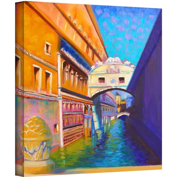 ArtWall Susi Franco "Venezia Ponte di Sospiri" Gallery-wrapped Canvas