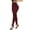 Wine, variant on Women Ribcage Straight Ankle Yoga Pants Yoga Full Length Pants Womens Stretch Yoga Leggings Fitness Running Gym Sports Full Length Active Pants Ladies' Modern Straight Yoga Pants