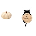thumbnail image 1 of Almohadas de calabaza de Halloween,Almohadas de calabaza de Halloween Decoración del hogar Suave,Reloj de pared,Reloj de pared decorativo para baño y dormitorio.,Reloj de pared de gato, 1 of 8