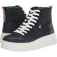 thumbnail image 6 of Tommy Hilfiger GEMMY Dark Blue Lace Up Rounded Toe High Top Fashion Sneakers (Dark Blue, 11), 6 of 6