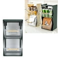 thumbnail image 1 of Tea Bag Organizer Holder,Pantry Divided Tea Bag Organizer Coffee Sugar Tea Seasoning Packets Storage Box Condiment Spice Bag Holder for Kitchen Countertop, 1 of 7
