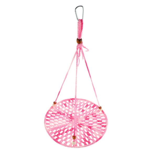 PBPBOX Pink Hanging Reptile Hammock Bed for Bearded Dragon Lizard Gecko Snake