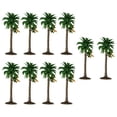 thumbnail image 1 of KLKCMS 10X Model Trees Tree Coconut Palm Park Rainforest Scenery Dioramas H 6cm, 1 of 9