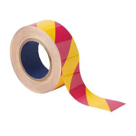 

Floor Tape Pink/Yellow 2 inx100 ft Roll