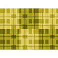 thumbnail image 1 of Ahgly Company Machine Washable Indoor Rectangle Transitional Banana Yellow Area Rugs, 4' x 6', 1 of 7