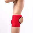 thumbnail image 5 of Fridja Men's Boxer Three Points Shorts Mesh Charming Breathable Panties Moisture Wicking, 5 of 5