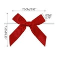 thumbnail image 1 of Christmas Tree Ornaments 50-Piece Magic Wand Set With Pre-Tied Satin Ribbon Bows In Red Green Gold White, 1 of 6