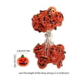 thumbnail image 3 of Xihbxyly Guirnalda de Luces Led de Calabaza, Batería Recargable, Fácil de Colgar, Decoración para Fiesta de Halloween, Uso Interior y Exterior, 20 Luces Led, 2,8 X 2,8 X 1 Cm, 2 M de Largo., 3 of 7