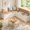 Brown, variant on IDEK L Shaped Breakfast Nook Bench with Storage,Space-Saving Corner Bench for Kitchen, Living Room, White and Oka