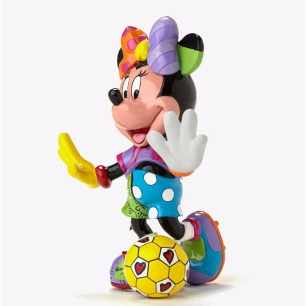 Romero Britto Disney Soccer Player Minnie Mouse Pop Art Figurine 4052559 Sports - Walmart.com