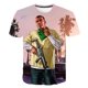thumbnail image 1 of Juego para niños GTA 5 Camiseta Niños para niña Niño Niñas Niños Imprimir 3D Camisetas Niño Bebé Tops Ropa GTA 5 Camiseta Clothes9T Gao Jinjia LED, 1 of 2