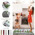 thumbnail image 6 of Kitchen Rugs and Mats Set of 2 Christmas Farmhouse Pig Cow Cock Black Plaid Kitchen Sink Mat,Non-Slip Area Runner Rug,Washable Floor Mat for Home Dining Room Office 18"x30"+18"x48", 6 of 6