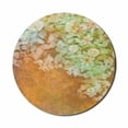 thumbnail image 1 of Grunge Mouse Pad for Computers, Flowers and Leaves Vintage Painting on Blur Paper Background Floral Art Print, Round Non-Slip Thick Rubber Modern Mousepad, 8" Round, Green Mustard, by Ambesonne, 1 of 2
