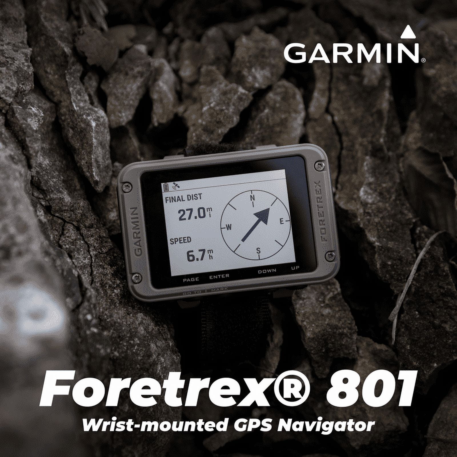 Garmin Foretrex 901 Ballistic Edition, Wrist-Mounted Navigator Strap, 0 with GPS