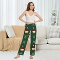 thumbnail image 6 of FORMRS Women's Pajama Pants with Pockets Soft Comfy Loungewear Sleep Bottom, Sizes S-2XL, Christmas Santa Hats, 6 of 8