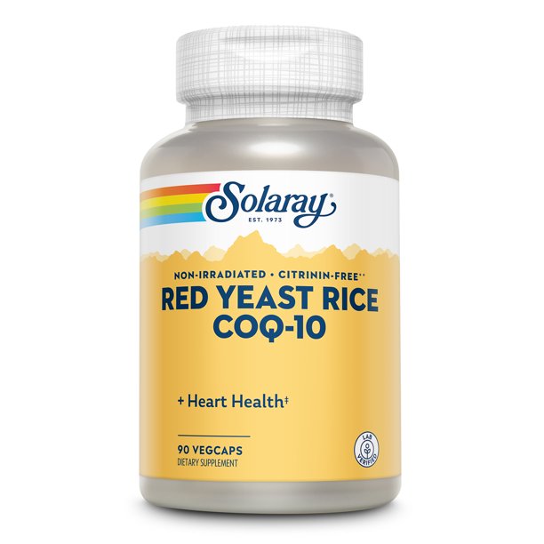 Solaray Red Yeast Rice Plus CoQ10 With Niacin for Added