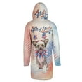 thumbnail image 2 of 4th of July Chinese Crested Celebrates Independence Day All Over Print 3D Hooded Duffle Toggle Coat Dog Lover - 12010, 2 of 6