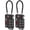 Black 2 PK, variant on FORGE TSA Locks for Luggage, TSA Approved, Black 2 Pack, Alloy Body with Lifetime Warranty.