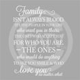 thumbnail image 2 of Family Isn't Always Blood Its the People In Your Life Whow Want You In Theirs... Vinyl Lettering Wall Decal Sticker Home Decals Size: 30"H x 20"L Color: White, 2 of 5