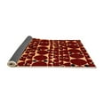 thumbnail image 2 of Ahgly Company Indoor Rectangle Abstract Orange Modern Area Rugs, 2' x 3', 2 of 4