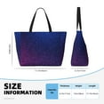 thumbnail image 4 of Daiia Neon Glitter Beach Travel Bag - Water-Resistant Beach Bag, Lightweight Tote with 7 Pockets for Women and Men - Gym,Pool,Camping,Reusable Grocery Bag, 4 of 7