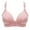 Pink, variant on Lisbinx Plus Size Bras Woman's Fashion Plus Size Wire Comfortable Push Up Bra Underwear