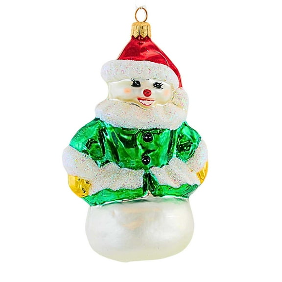 Christopher Radko Company 5.25In Forest Bella, Glass, Ornament Snowman Christmas 961601