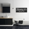 thumbnail image 2 of Stupell Industries Rustic Wash Dry Fold Laundry Room Text Sign Canvas Wall Art, 40 x 17, Design by Kim Allen, 2 of 5