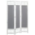 thumbnail image 3 of vidaXL 4-Panel Room Divider Gray 4.6'x5.4' Fabric, 3 of 24