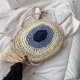 thumbnail image 3 of Bolsa grande de empalme de color para mujer bandolera de vacaciones tejida a mano con cuerda de paja Sywqhk Para Estrenar, 3 of 9