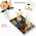thumbnail image 4 of Ryvnso Cardinal Flower Butterfly Bathroom Tray Vanity Countertop Trays Acrylic Organizer, 4 of 7