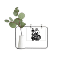 thumbnail image 1 of New Caledonia National Emblem Metal Picture Frame Cerac Vase Decor, 1 of 3