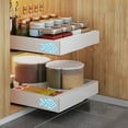 thumbnail image 1 of Expandable Pull Out Kithcen Cabinet Organizer, Ultra-thin 2" Slide Out Cabinet Organizer Drawer, 1 of 11