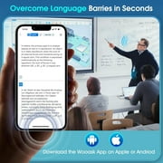 MUOKLGH Translation Earbuds Real Time, 6 in 1 AI Translator with 144 Languages & Accents, Support 8 Offline, Voice or Video Call, Wireless OWS Translating Earphone for Travel Business Learning