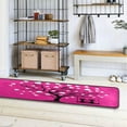 thumbnail image 4 of Dreamtimes Valentine Tree of Love Hallway Runner Rug 2'x6' Kitchen Rug with Rubber Backing Cat Couple Non Slip Entryway Rug Runner Washable Soft Area Rug for Hallway Bedroom Kitchen Decor, 4 of 6