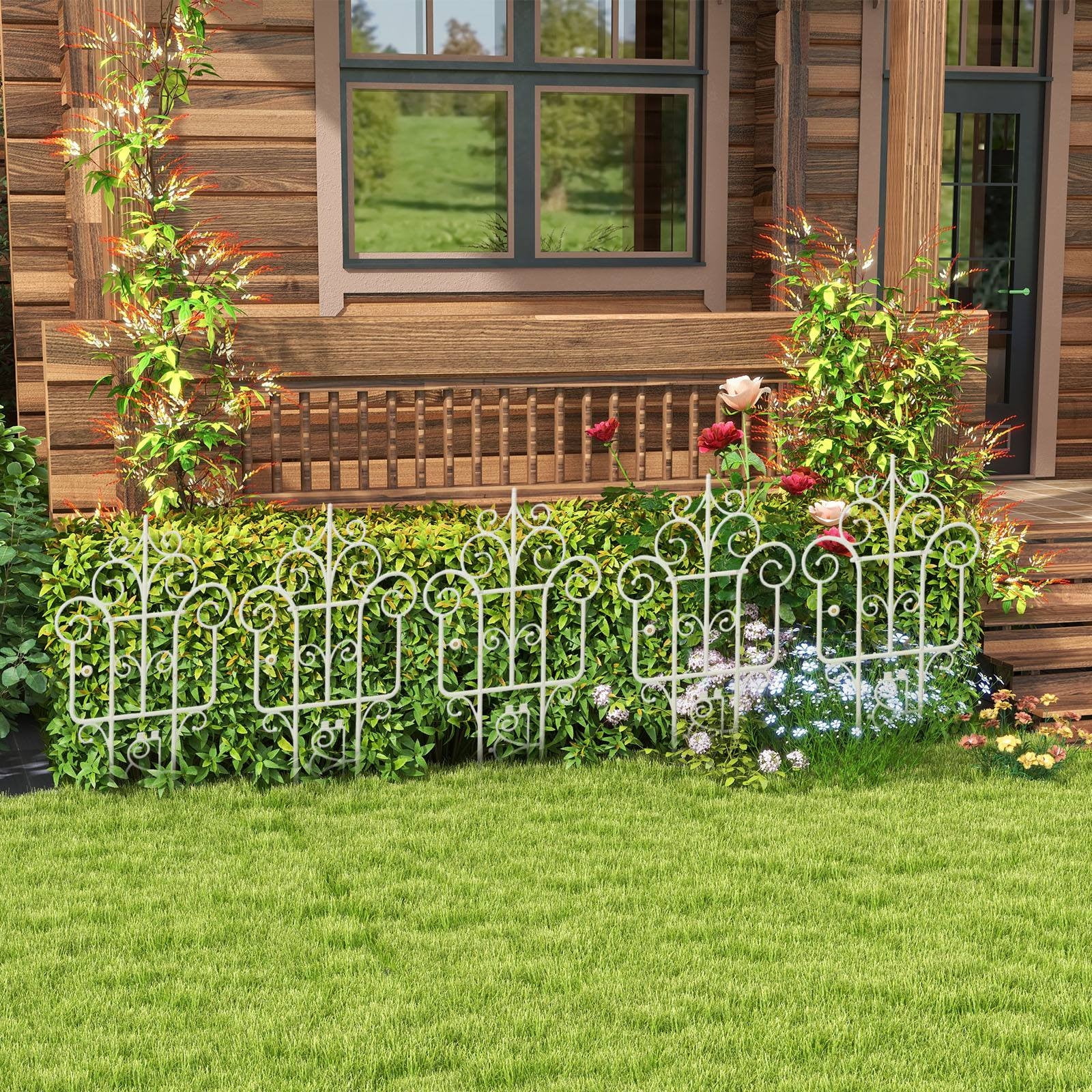 Sokhug Decorative Garden Fence Outdoor Rustproof