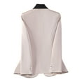 thumbnail image 5 of Wiyuqeen Womens Blazers Dressy Casual Lapel Collar Long Sleeve Blazer Suits Color Block Business Work Jacket Coar with Pocket, 5 of 6