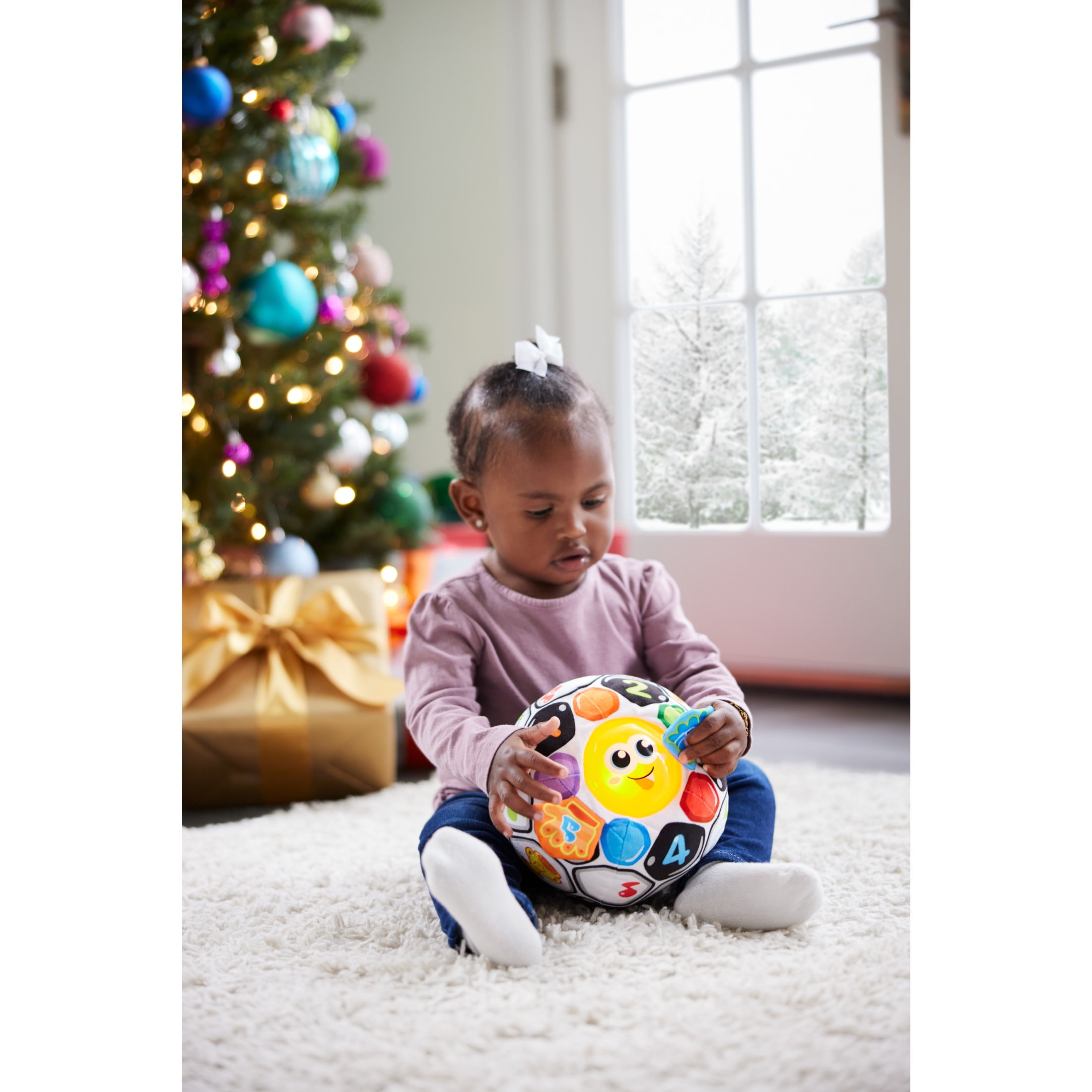 VTech Bright Lights Soccer Ball Plush Baby and Toddler Toys