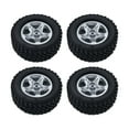 thumbnail image 5 of Dualoai 4 Pieces RC Car Wheels and Tires 1/12 Scale MN82 MN78 DIY Sturdy Spare Parts, 5 of 9