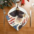 thumbnail image 6 of Iauyy Satin Napkins Set of 1- Eagle-flag DIY Printing Decoration Cloth Napkin- Easy Care for Home/Party, 6 of 8